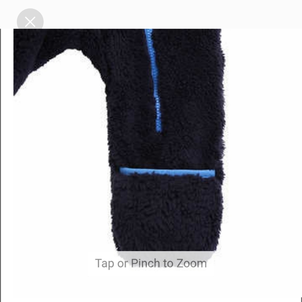 Snozu Infant 2-piece Fleece Set, Blue nwt 18m - Picture 4 of 6